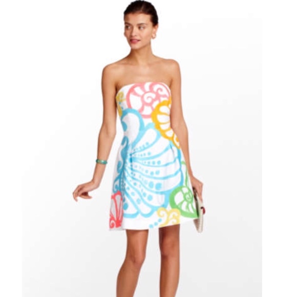 Lilly Pulitzer Dresses & Skirts - VGUC Lilly Pulitzer Strapless Dress